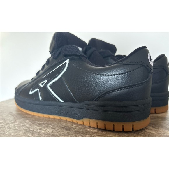 Vintage Airwalk‎ Skater Shoes Chunky Fat Tongue Men's Size 10 Black Leather Y2K - Picture 6 of 12